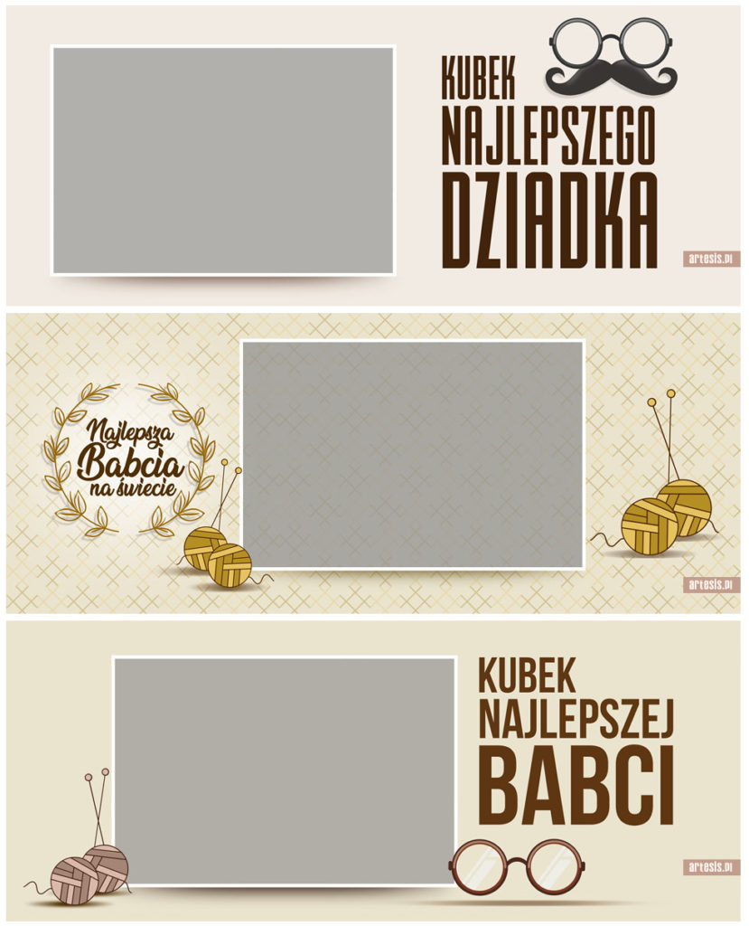 projekty dzień babci dziadka kubek