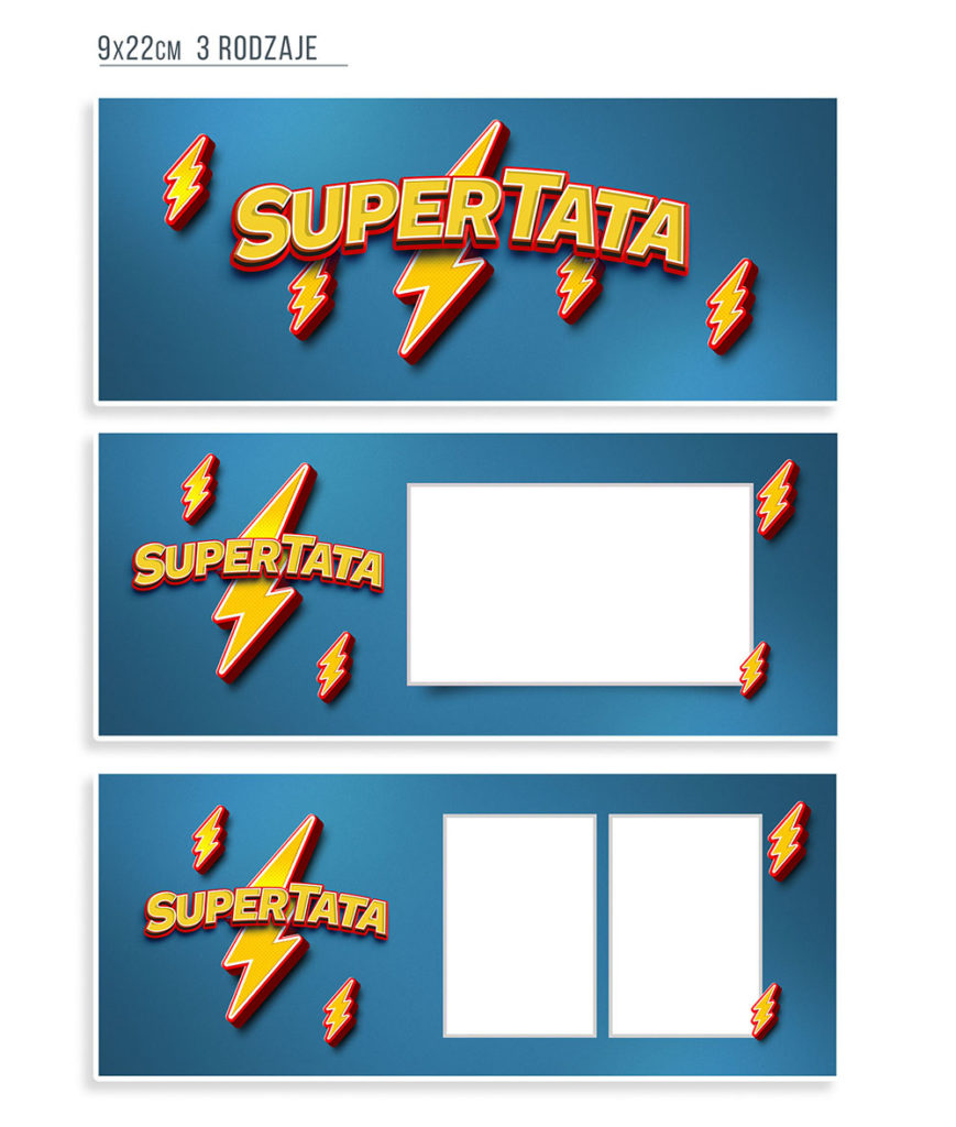 Szablony dla taty projekty psd na kubek tekst Super Tata