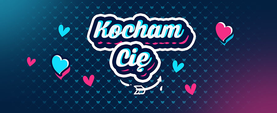 Projekt walentynki na kubek szablony dla par projekty Kocham cię