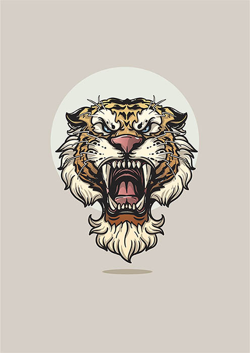 koszulka tygrys zaprojektuj w kreatorze