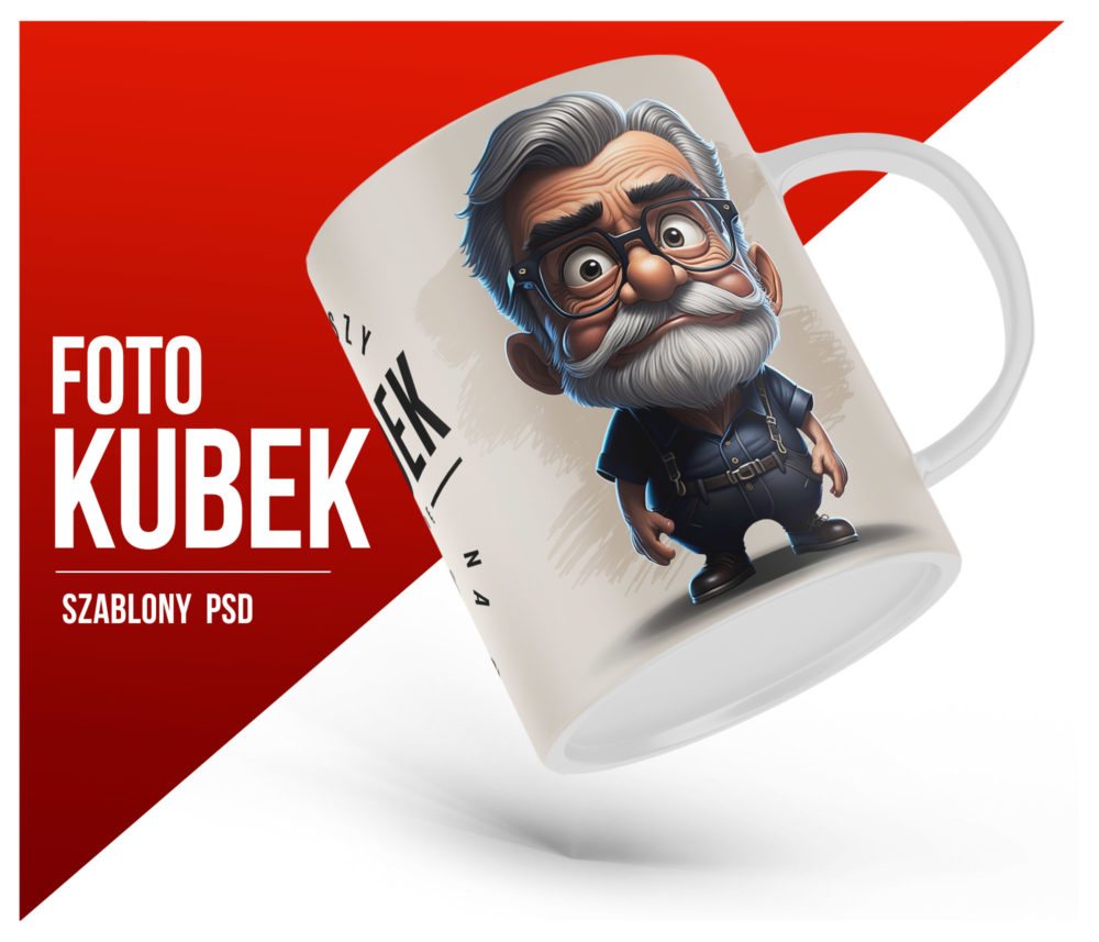 Personalizowane kubki dla dziadka z gotowym projektem