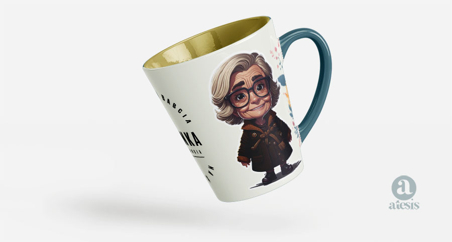 Wzory latte na Dla Babci do tworzenia spersonalizowanych kubków