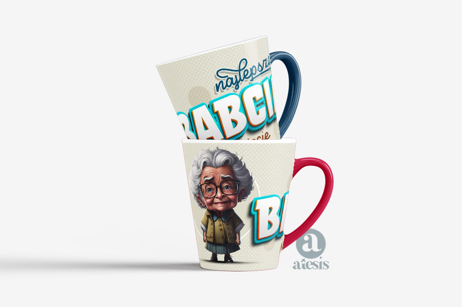 Kubki dla babci - Wyjątkowe projekty psd na Dzień Babci