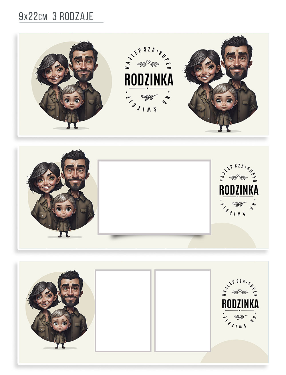 Projekty PSD Rodzinny Kubek ze zdjęciem